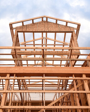 New Construction Wooden Building