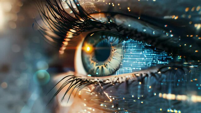 Digital Eye Abstract Background