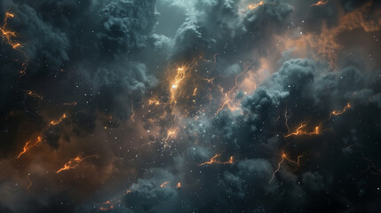 Stylish dark cloud background, sky dramatic thunder storm backdrop