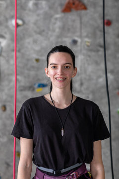 Cute Natural Looking Woman with Braces