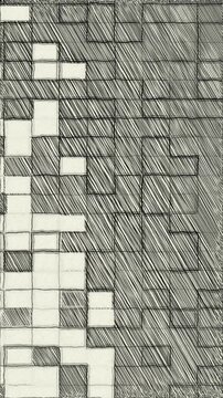 Hand draw animation of blocks vertical video