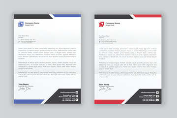 business corporate letterhead design template	