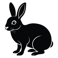A cute rabbit vector illustration eps file