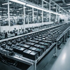 Battery manufacturing in warehouse