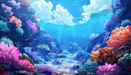 Coral Reef's landscape nature