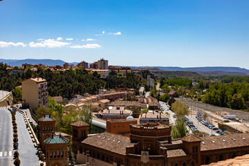spain teruel city and buildings