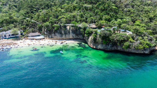 Turquoise Water Beach, Paredon Beach. Puerto Vallarta, Jalisco. Mexico