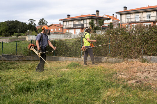Gardeners at work.