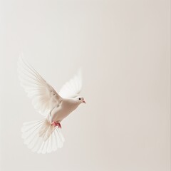 Obraz premium Holy Spirit Icon on Winged Dove Illustration