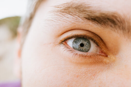 Close-Up of Blue Eye