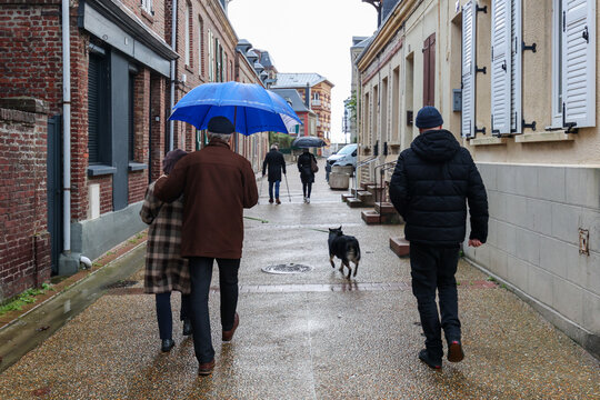 Daily life in a countryside city