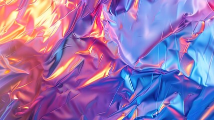 Fototapeta premium Futuristic Holographic Gradients in Iridescent Shades for Digital Projects