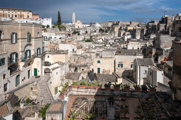 Fototapeta premium The Old town of Matera, Basilicata Region, Italy