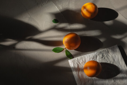 Oranges still life
