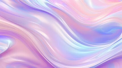 Obraz premium Soft holographic pastel unicorn marble background pattern with seamless trendy iridescent rainbow foil texture