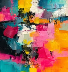 painting colorful abstract background painting art on canvas