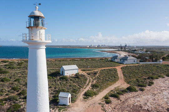 Point Lowly lighthouse. Whyalla. South Australia. 