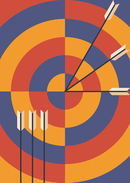 Abstract aim with arrows.