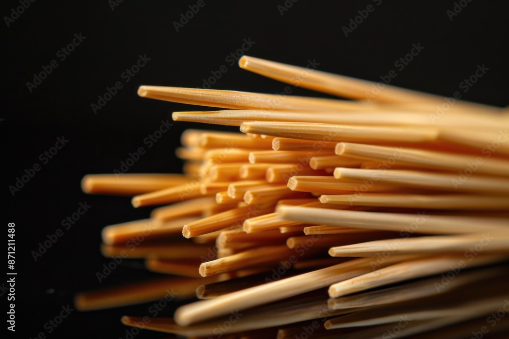Poster a pair of chopsticks placed neatly on a table, ready for use