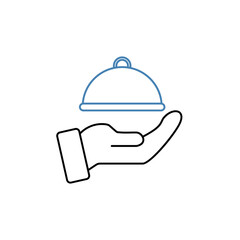 deliver concept line icon. Simple element illustration. deliver concept outline symbol design.