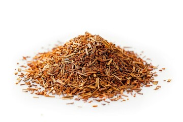 Fototapeta premium Rooibos tea on white background