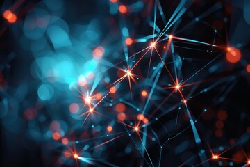 A group of colorful lights on a close-up shot