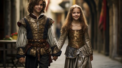 Obraz premium children of future royalty