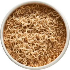 A bol of cooked ramen noodles ready to be eaten for lunch - Ready to use Premium PNG Cutout...