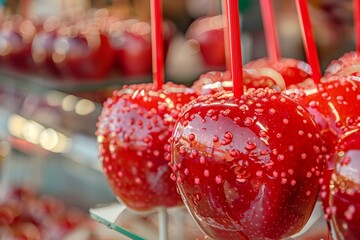 Sugary apple with red icing sold in Germany