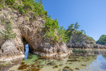 浦富海岸 鴨ヶ磯
