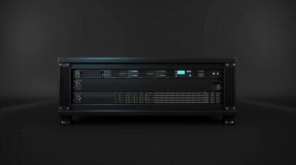 Obraz premium Digital Server Technology. A server providing data and services to users