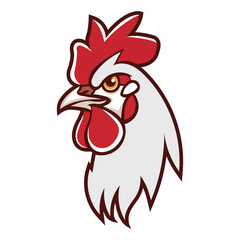 ROOSTER HEAD VECTOR