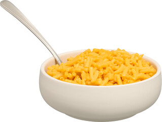 Mac n cheese macaroni pastas  fifteen degree angle meal dinner lunch dish - Ready to use Premium PNG Cutout Isolated image