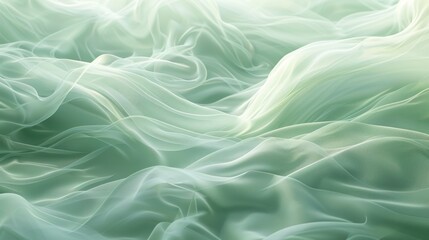 Obraz premium pleasing pastel gradient, soft green and mint jelly abstract background with a gentle gradient effect, merging light green and pale mint hues harmoniously