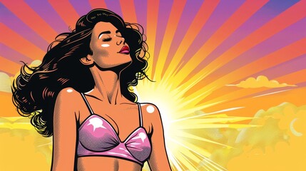 Mockup showcasing comic halftone photo effect for professional graphic design presentation