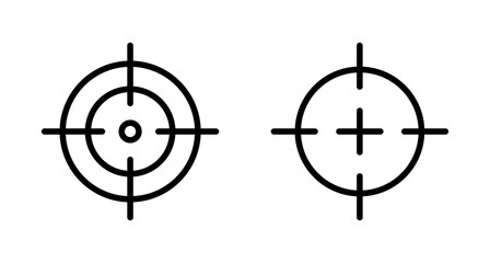 Target icon vector isolated on white background. Target vector icon. goal icon. marketing target. Aim