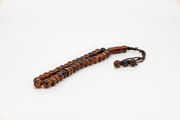 Elegant Brown Wooden Prayer Tasbih