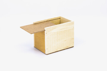 Handcrafted Wooden Box with Sliding Lid
