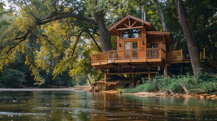 Riverside Treehouse Escape