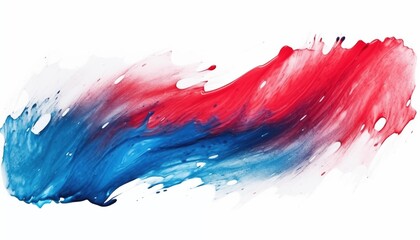 red and blue water splash paint
