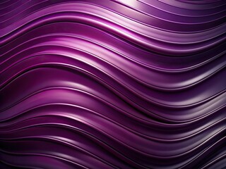 Dark purple curved waves undulate smoothly across a luxurious abstract background, featuring a subtle, clean texture, ideal for creative design elements in various applications.