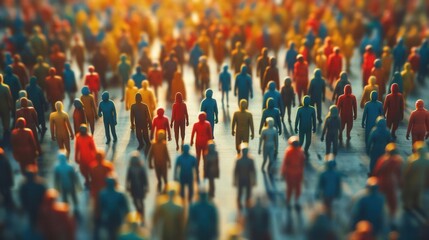 Diverse Crowdfunding Campaign. Community Empowerment concept