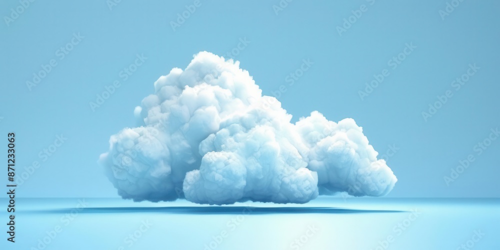 Poster seamless cloud computing. cutting-edge technology concept