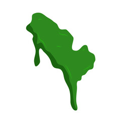 Illustration of swap moss vector 