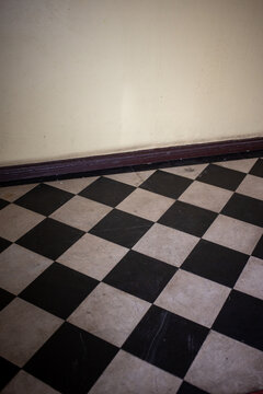 Checkered floor