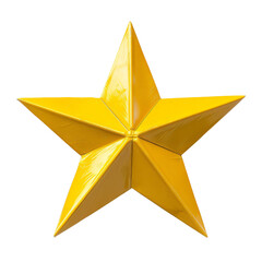 Obraz premium Golden Star Shape