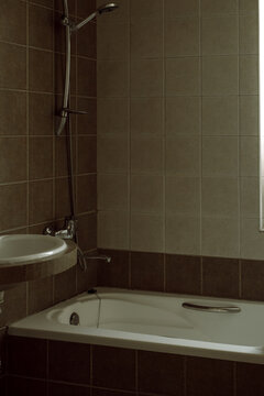 Bathroom with shower cabin