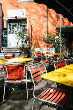 Outdoor Cafe Seating Area