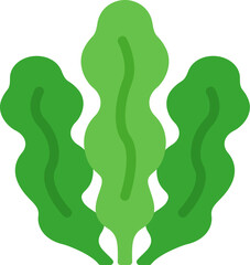 ワカメのアイコンのイラスト
