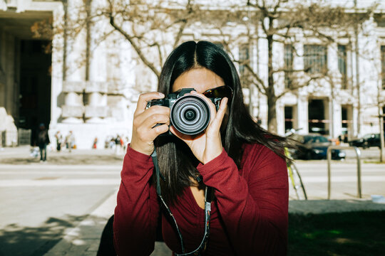Photographer Capturing Moments in Milan